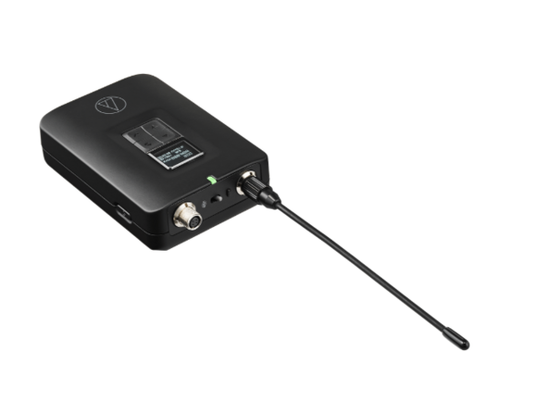 BODY-PACK TRANSMITTER WITH LAVALIER MICROPHONE AND CHARGER